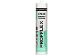 Герметик силиконовый универсальный PROFFLEX  санитарный 260ml прозрачный (фото)